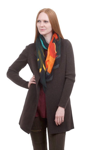 Blue Pacific Nashville Scarf, Orange