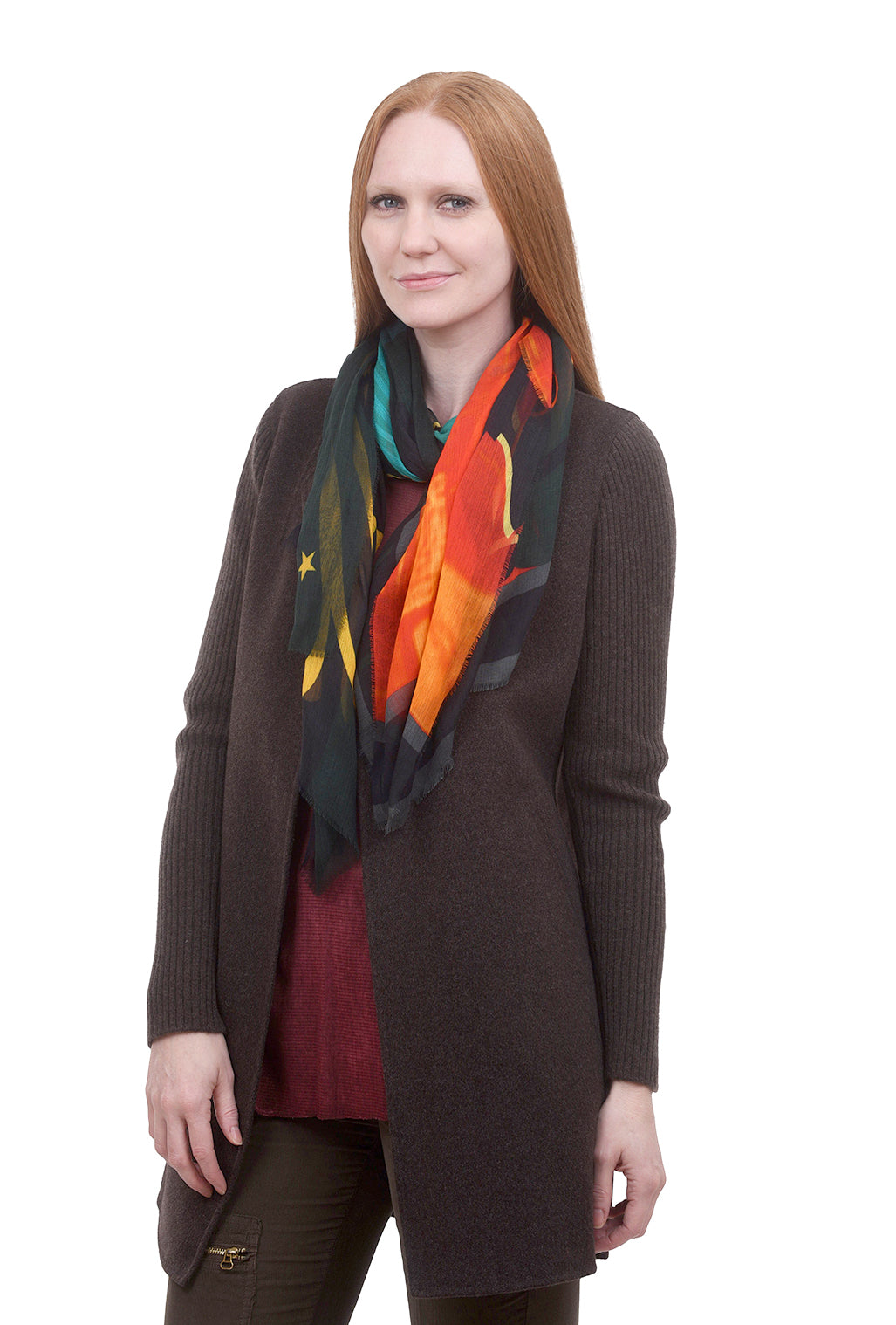 Blue Pacific Nashville Scarf, Orange