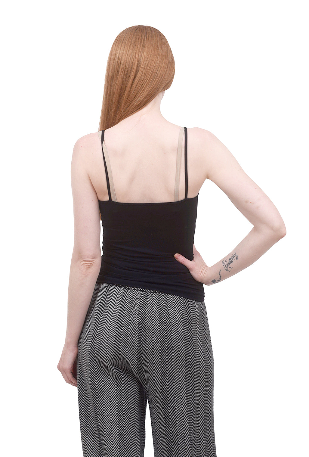 Tees by Tina Lace-Trim Cami, Black