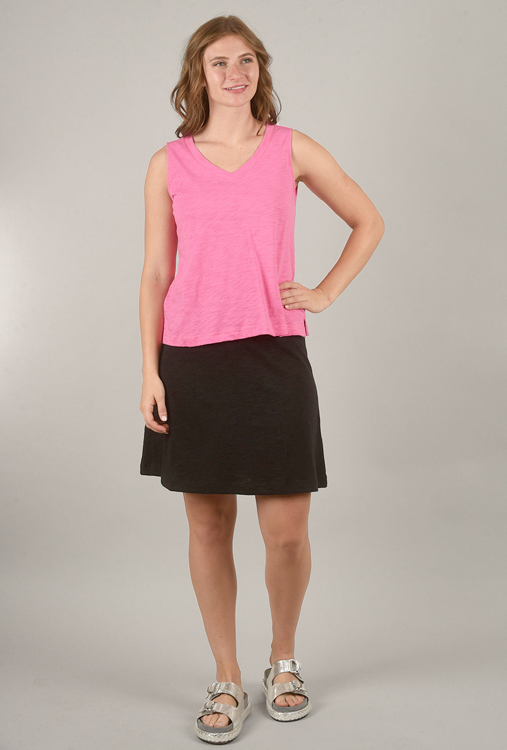 Escape by Habitat Cotton Slub Beach Skirt, Black