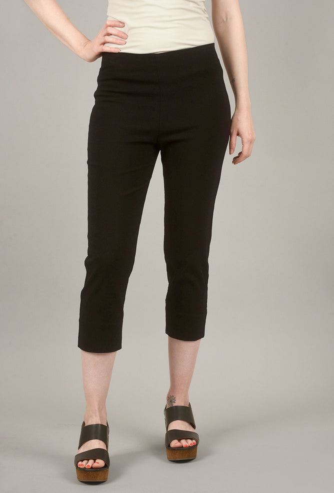 Equestrian Mindy Cropped Pant, Black