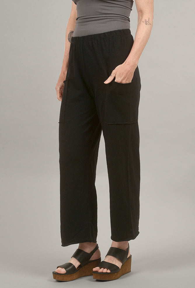 Escape by Habitat Cotton Slub Pocket Flood, Black