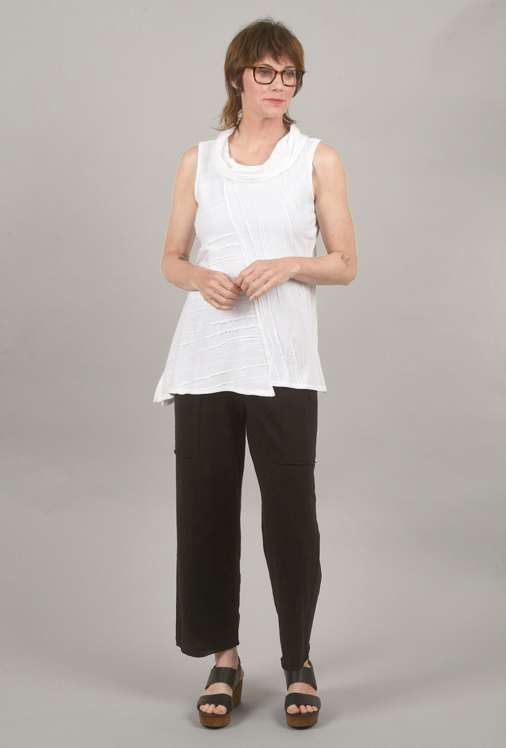 Escape by Habitat Cotton Slub Pocket Flood, Black