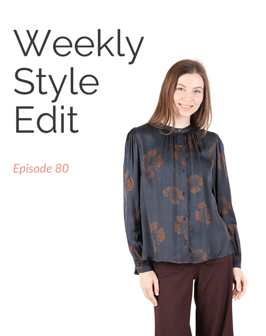 Your New Favorite Fall Pairing: Navy Meets Brown