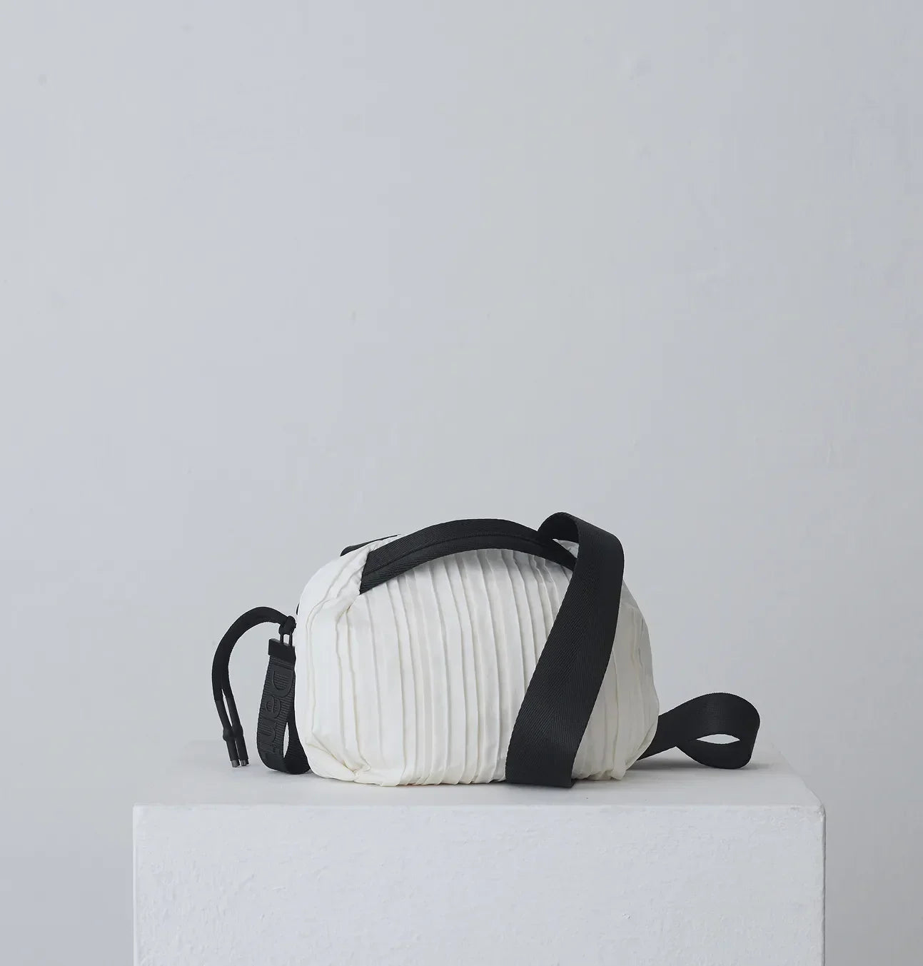 Daniella Lehavi Frankie Mini Crossbody Bag - Pleated White 
