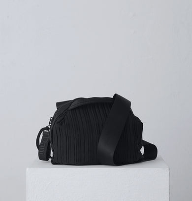 Daniella Lehavi Frankie Crossbody Bag - Pleated Black 