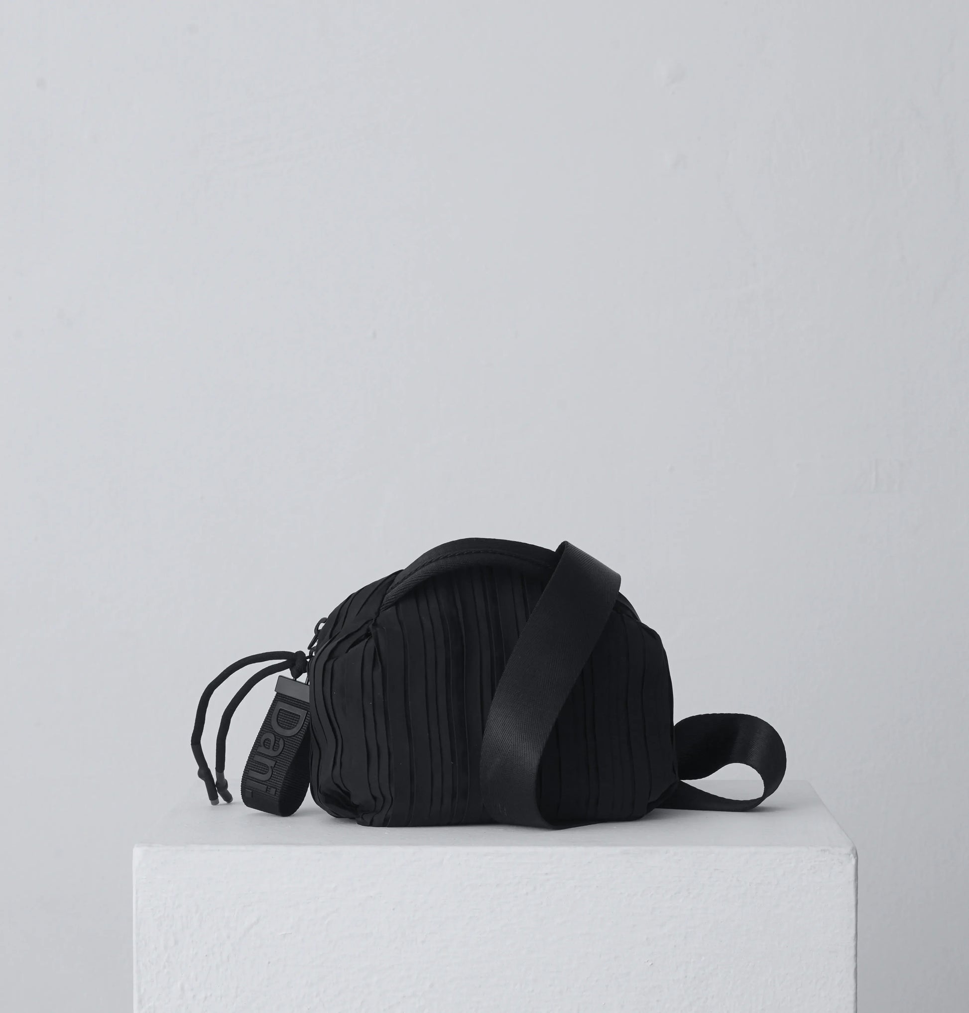 Daniella Lehavi Frankie Mini Crossbody Bag - Pleated Black 