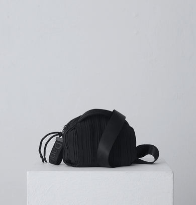 Daniella Lehavi Frankie Mini Crossbody Bag - Pleated Black 