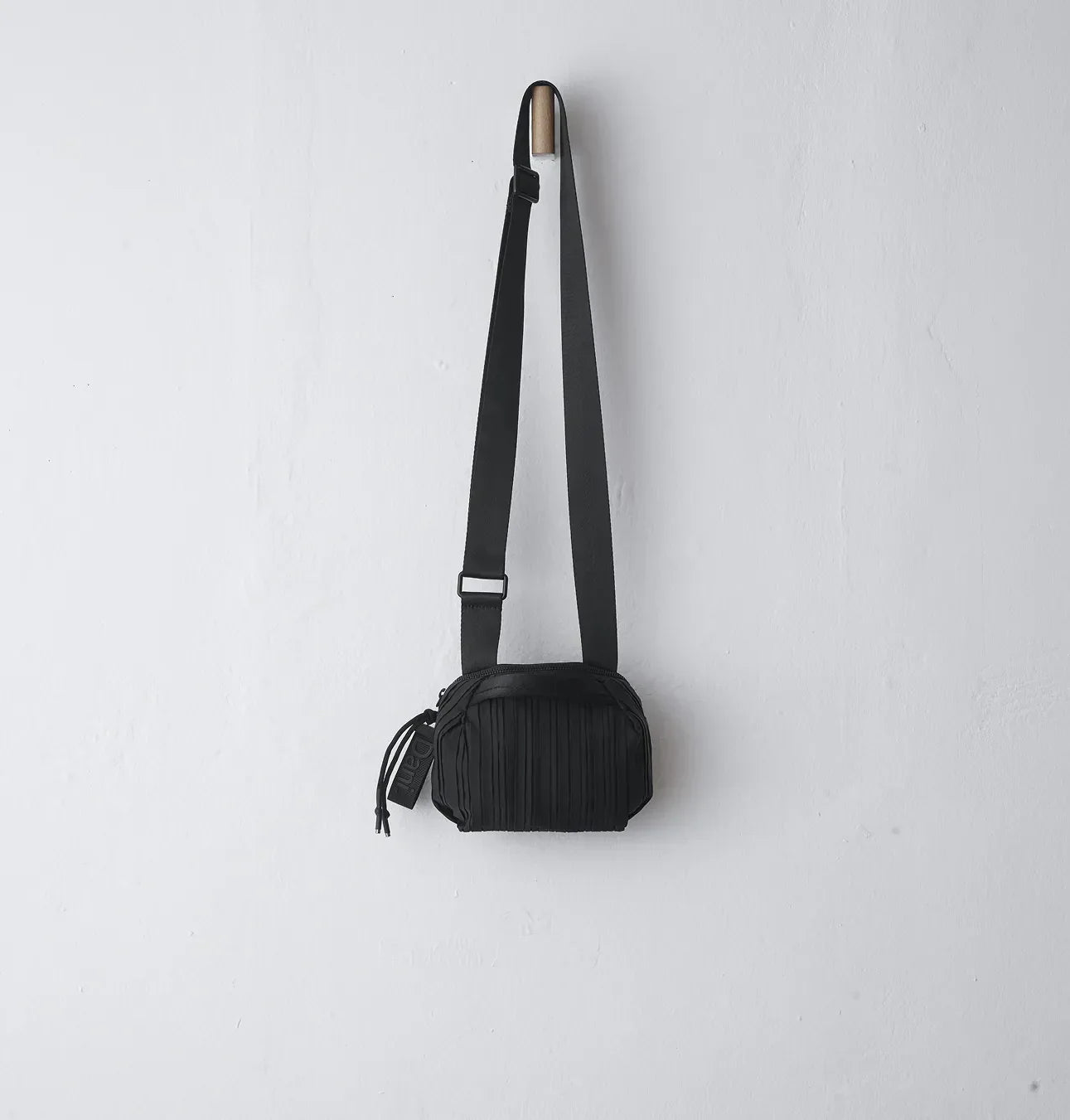Daniella Lehavi Frankie Mini Crossbody Bag - Pleated Black 