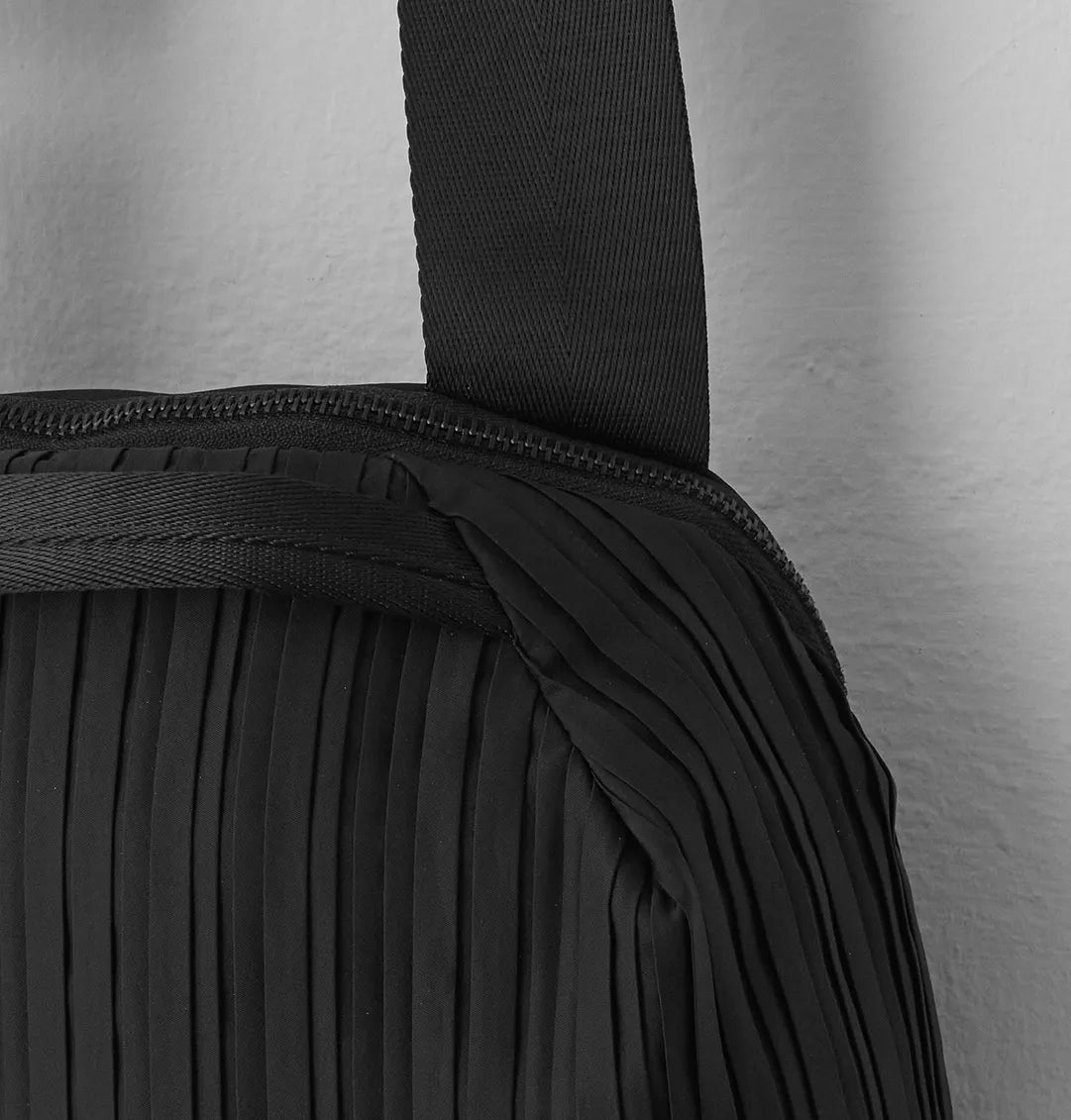 Daniella Lehavi Frankie Mini Crossbody Bag - Pleated Black 