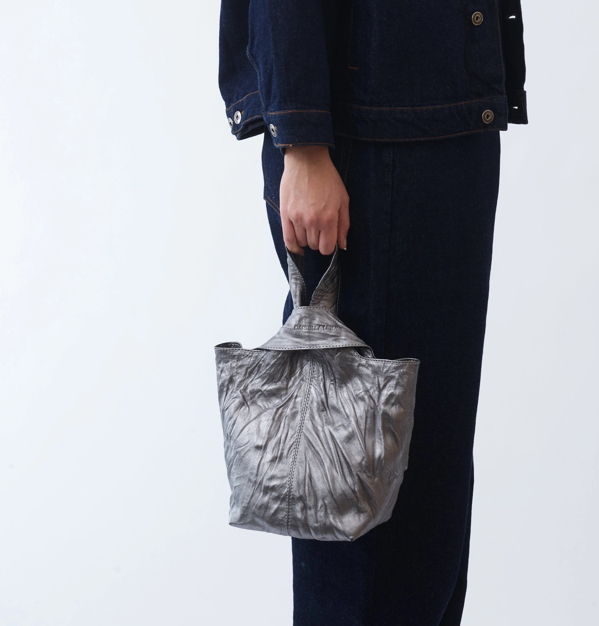 Daniella Lehavi Rosa Clutch - Pewter 