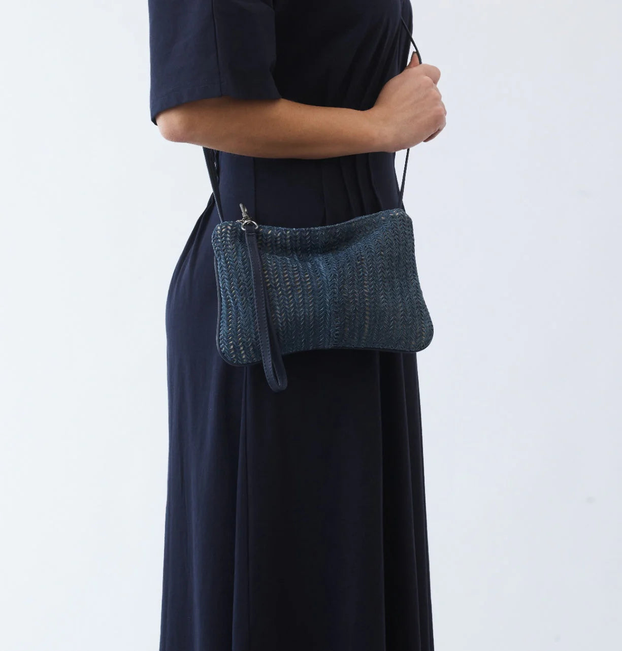 Daniella Lehavi Dallas Small Shoulder Bag - Ocean 