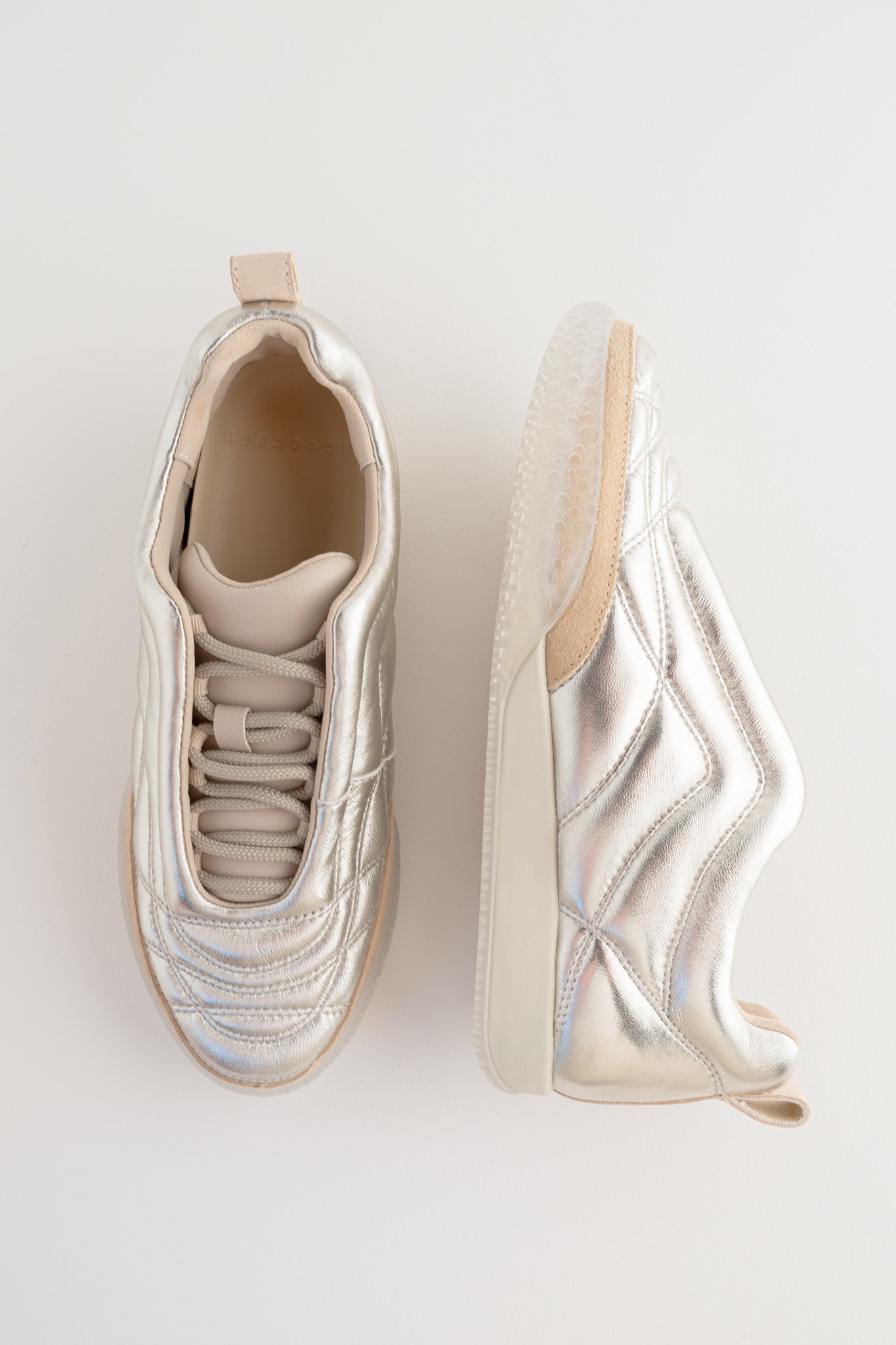 Bubble Ollo Sneaker, Champagne Angle 4