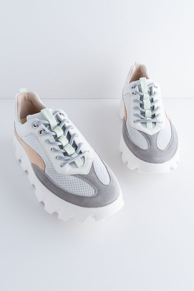 4CCCCEES Tura Flow Sneaker, White 