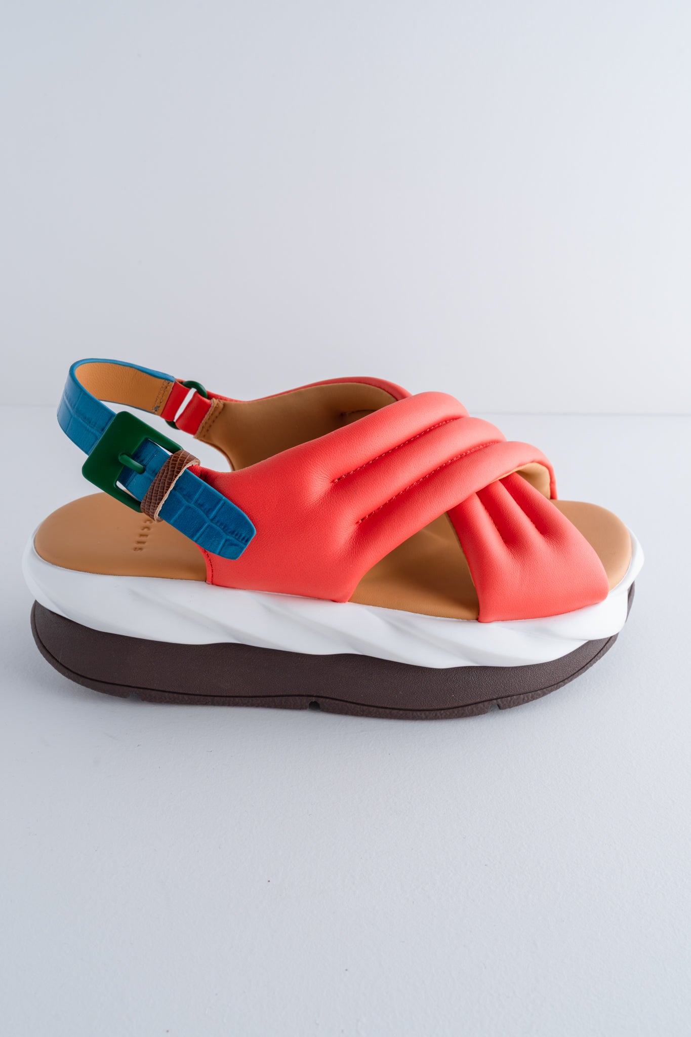 4CCCCEES Mellow Mana Sandal, Coral 