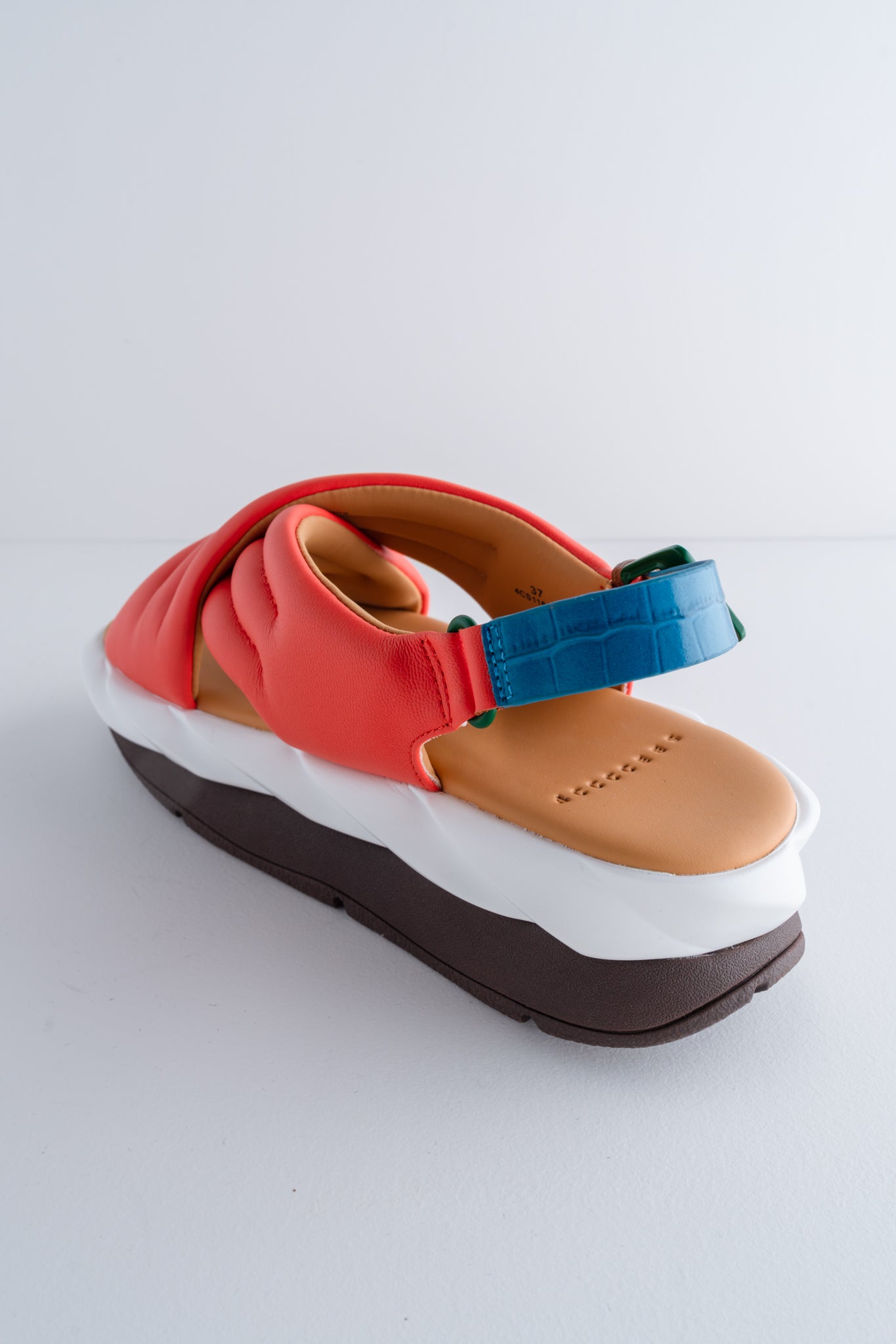 4CCCCEES Mellow Mana Sandal, Coral 