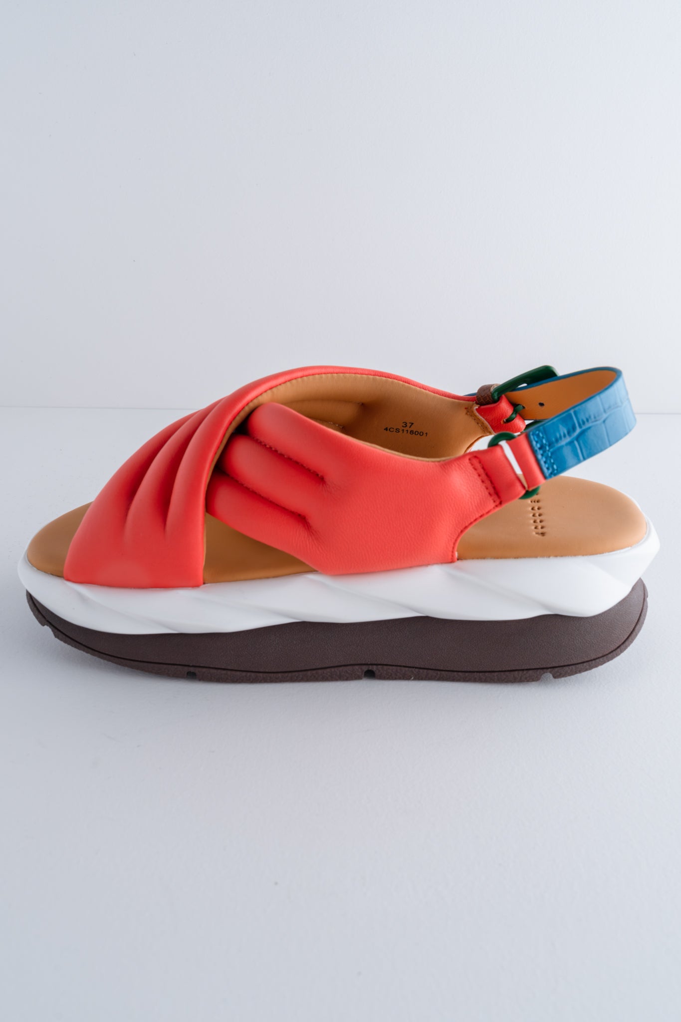 4CCCCEES Mellow Mana Sandal, Coral 