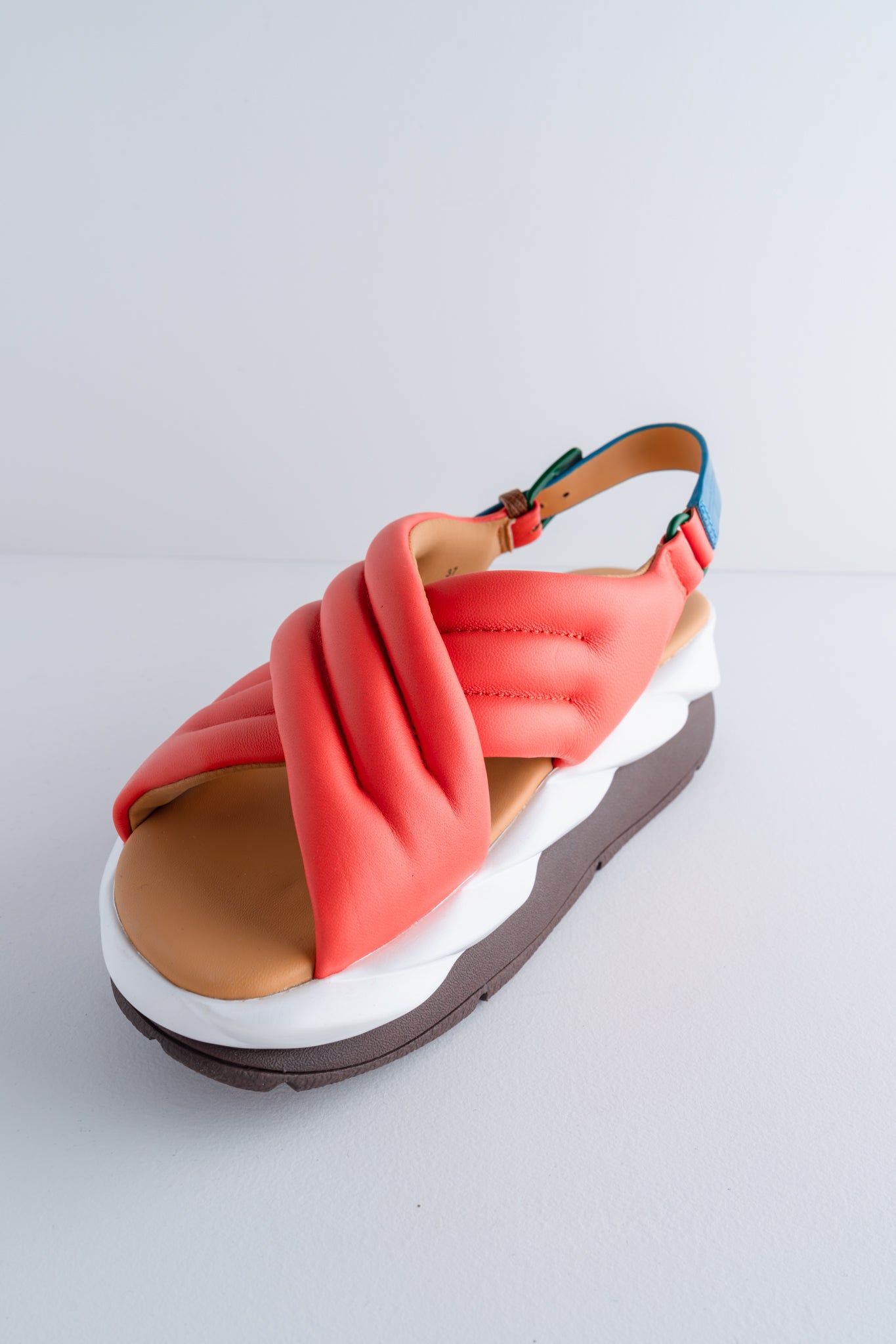 4CCCCEES Mellow Mana Sandal, Coral 