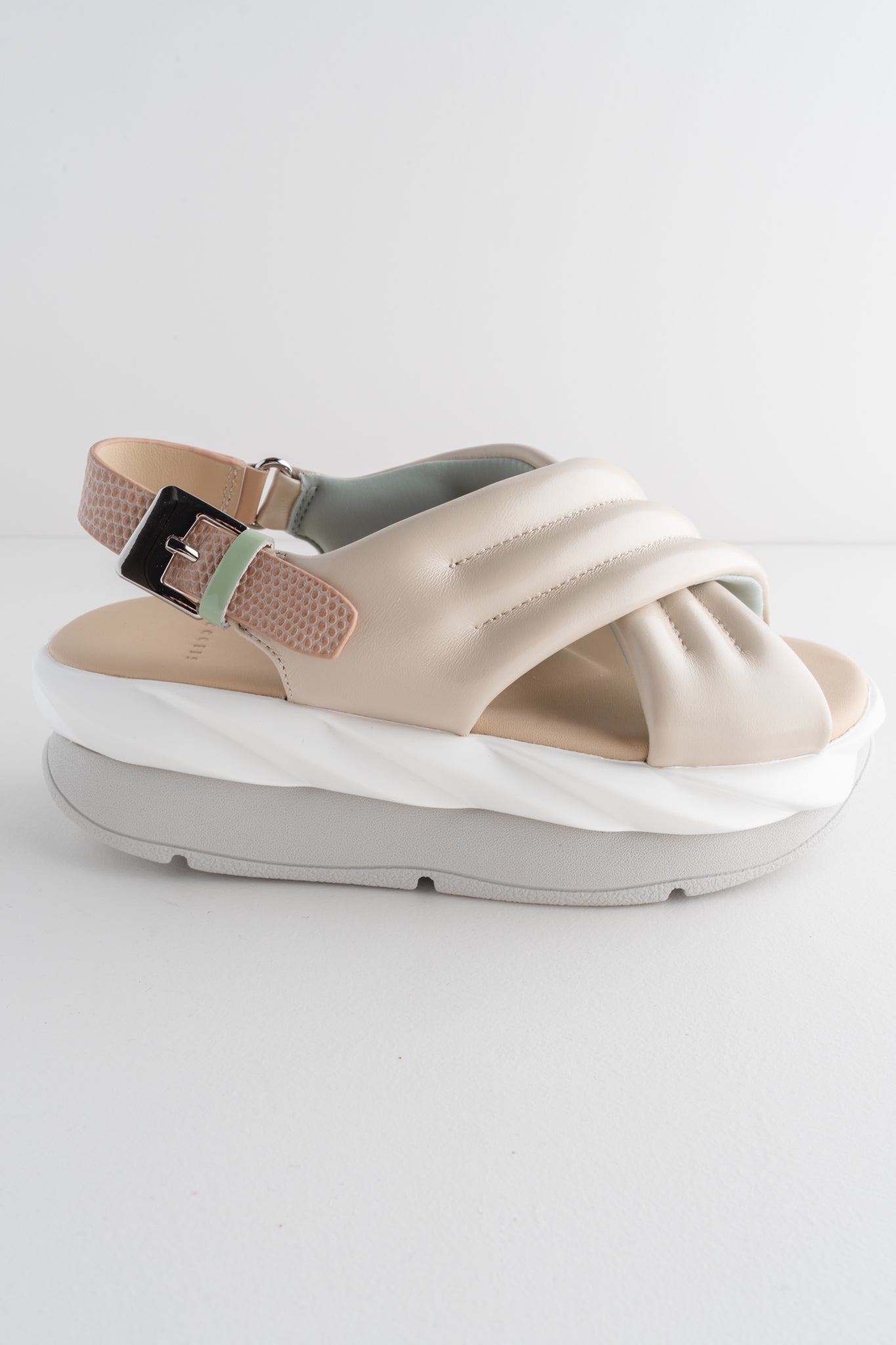 4CCCCEES Mellow Mana Sandal, Cream 
