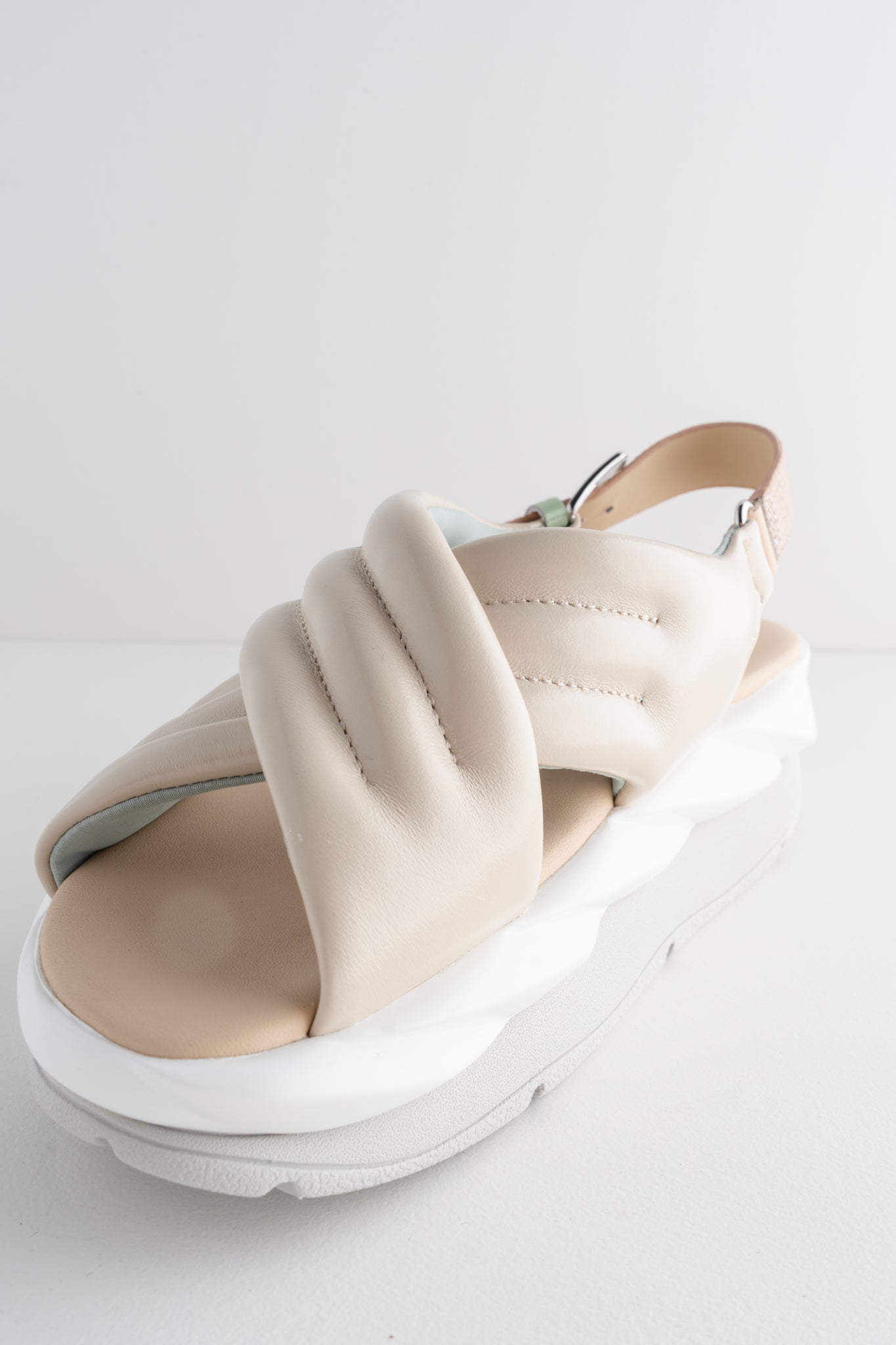4CCCCEES Mellow Mana Sandal, Cream 