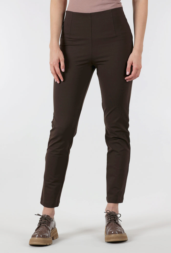 Equestrian Zani Ponte Tech Pant, Coffee Bean 