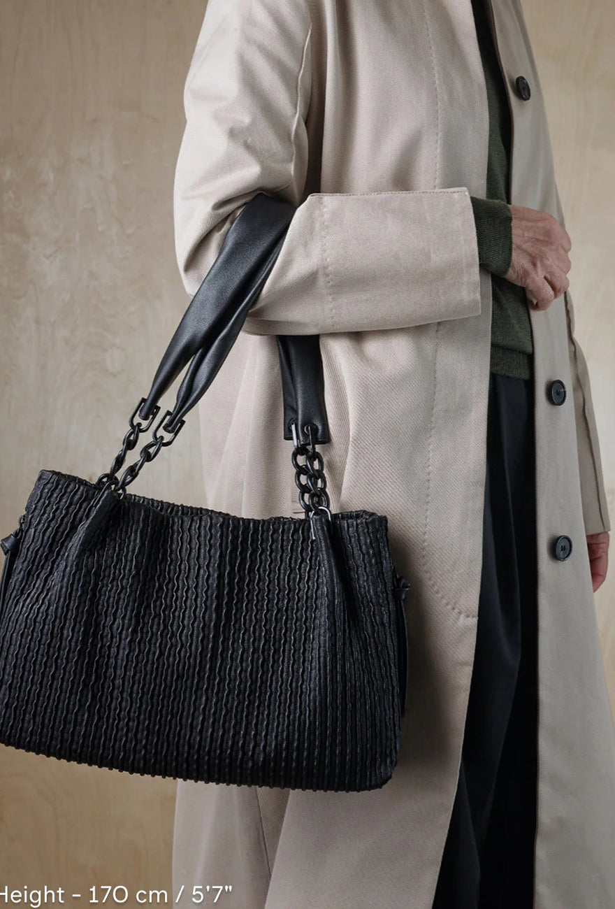 Daniella Lehavi Alabama Midi Tote, Black 