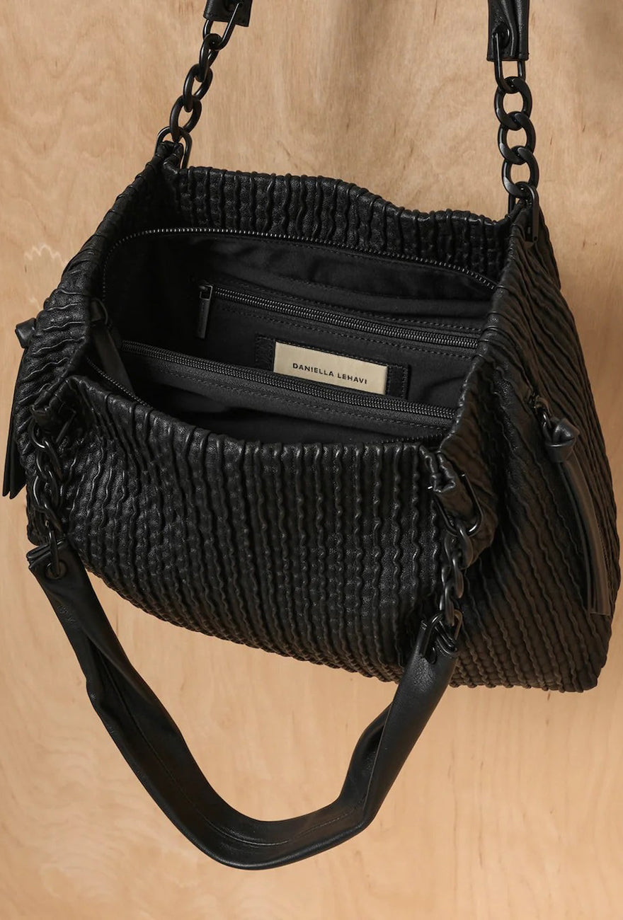 Daniella Lehavi Alabama Midi Tote, Black 