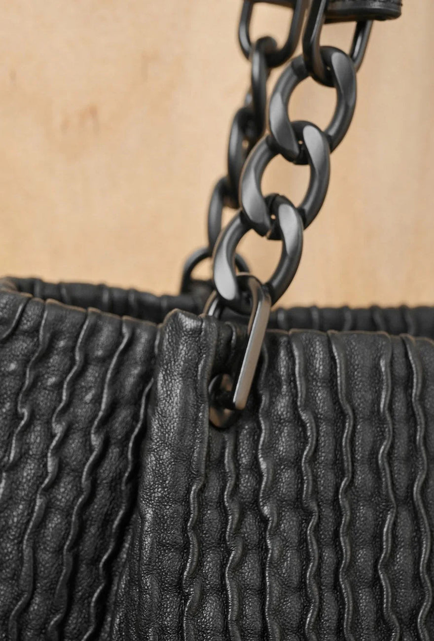 Daniella Lehavi Alabama Midi Tote, Black 