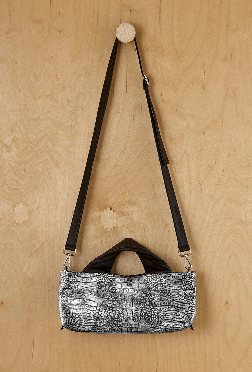 Daniella Lehavi Alexa Landscape, Pewter Croc 