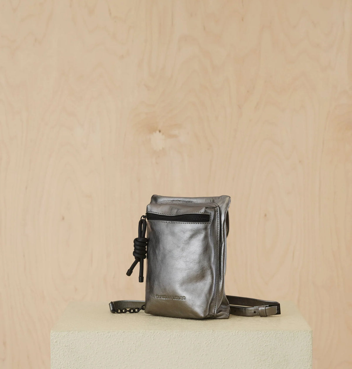 Daniella Lehavi Anita Loop Crossbody Bag, Pewter 