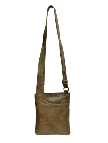 Latico Leathers Athena Crossbody Bag, Moss One Size Moss