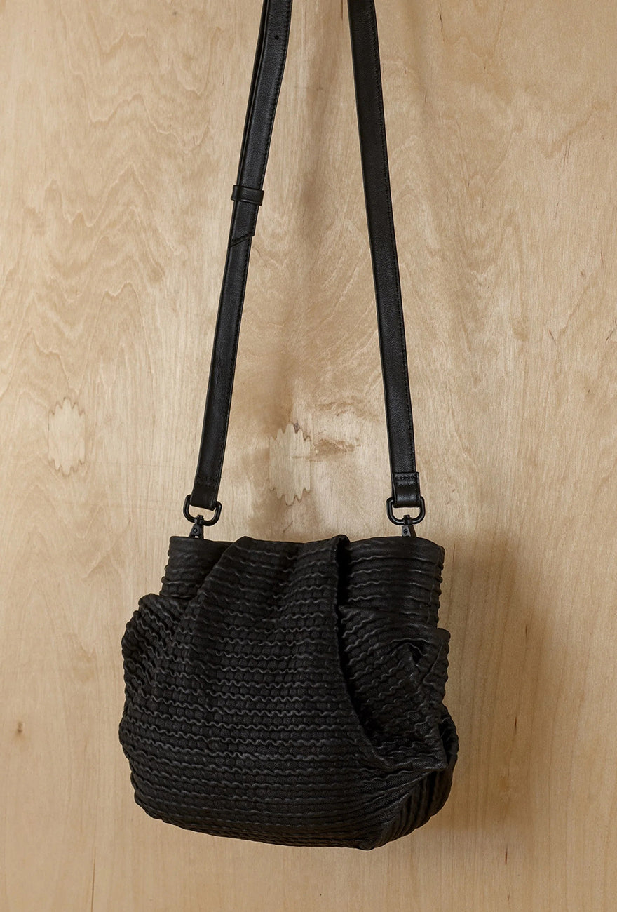Daniella Lehavi Bali Knotted Mini Bag, Wavy Black 