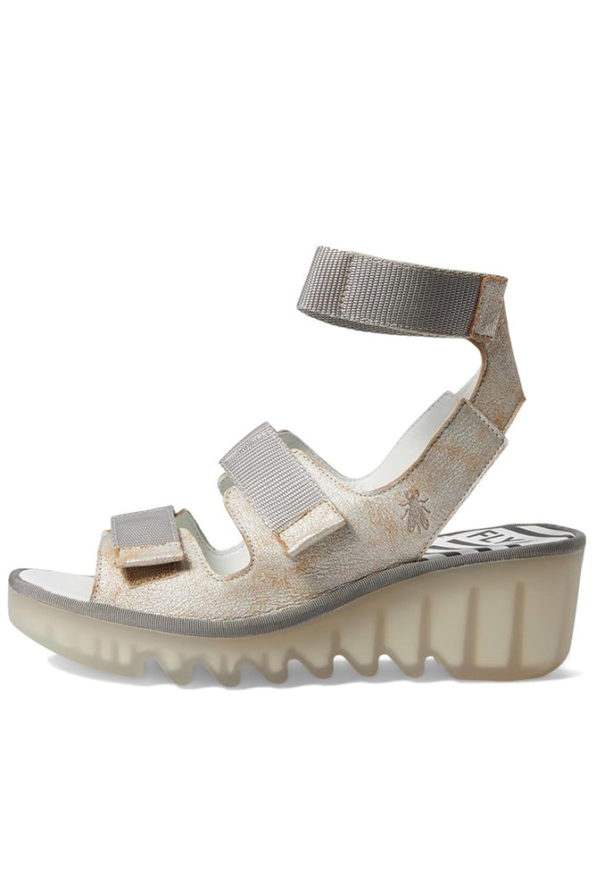 Fly London Bech Wedge, Pearl 