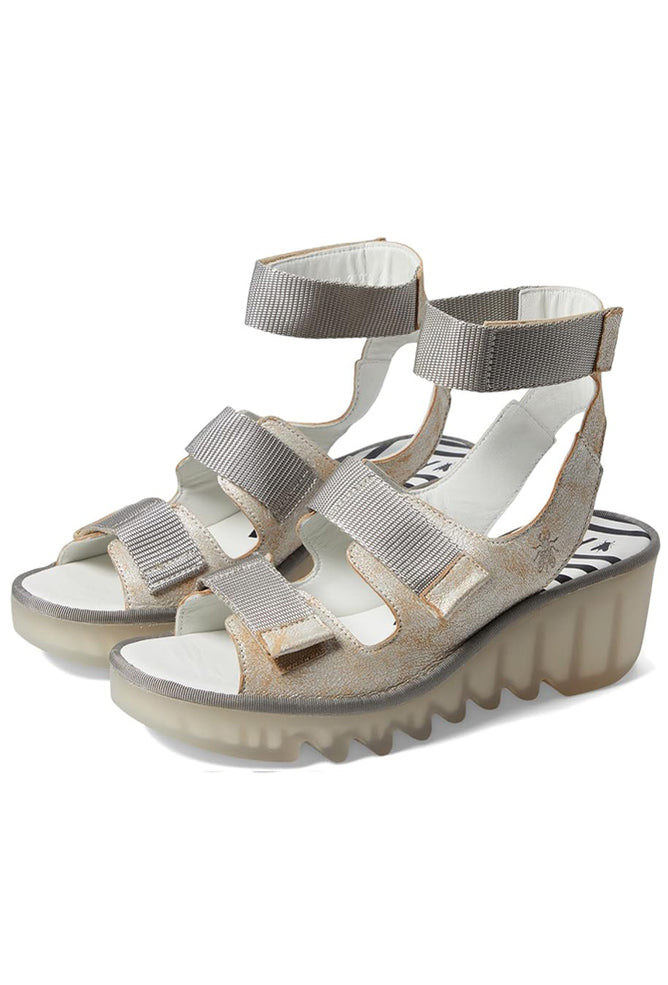 Fly London Bech Wedge, Pearl 
