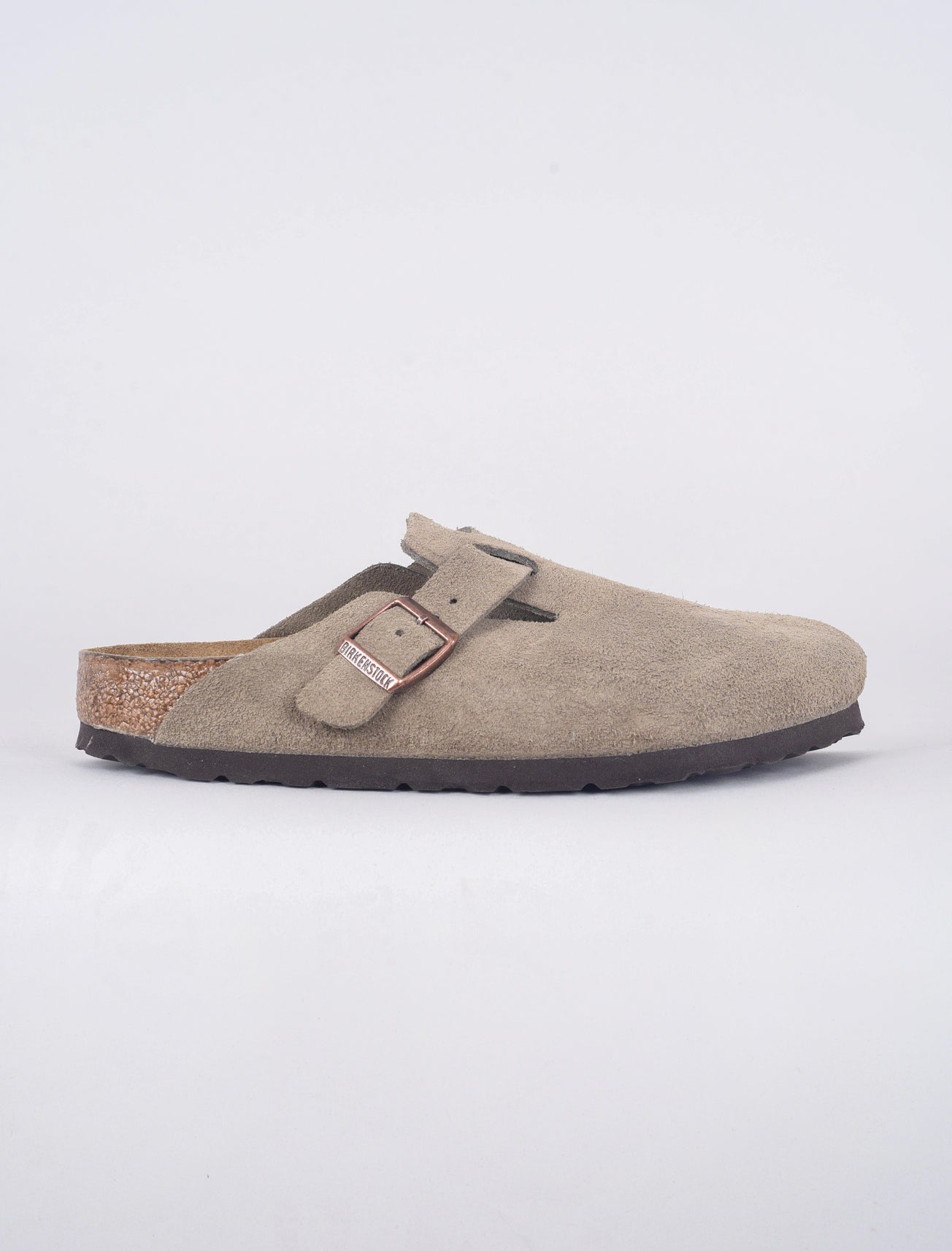 Birkenstock Boston Suede Clogs, Taupe 