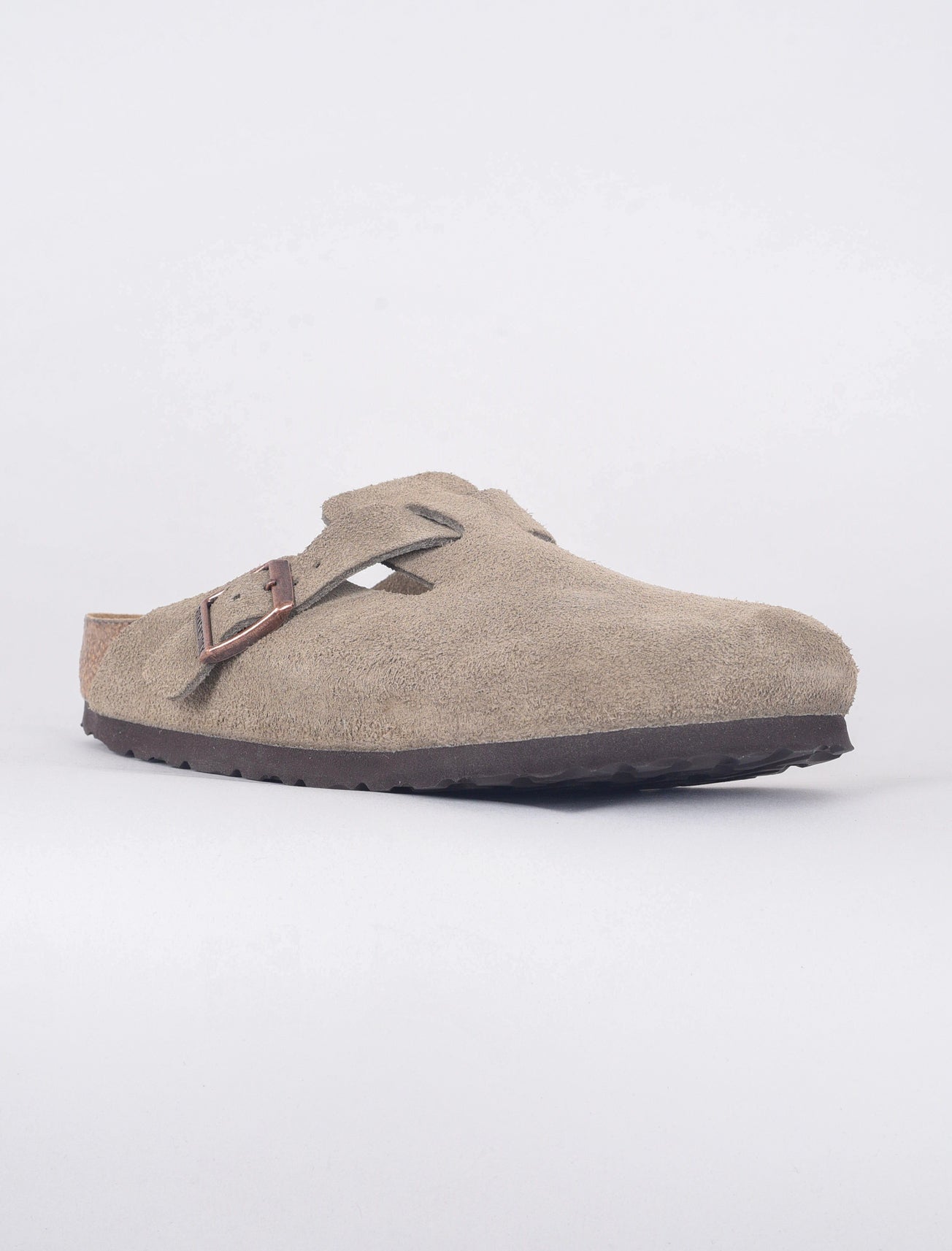 Birkenstock Boston Suede Clogs, Taupe 