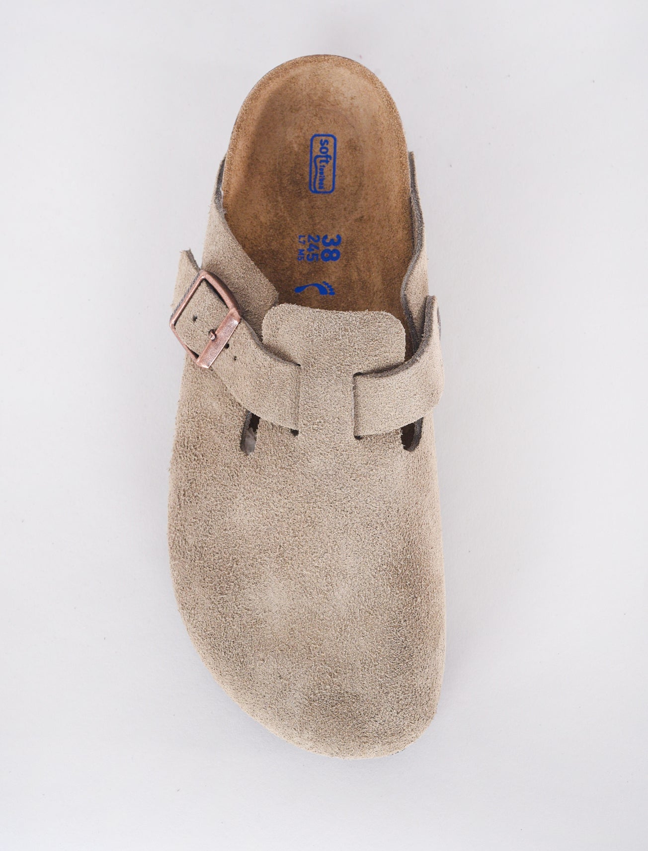 Birkenstock Boston Suede Clogs, Taupe 