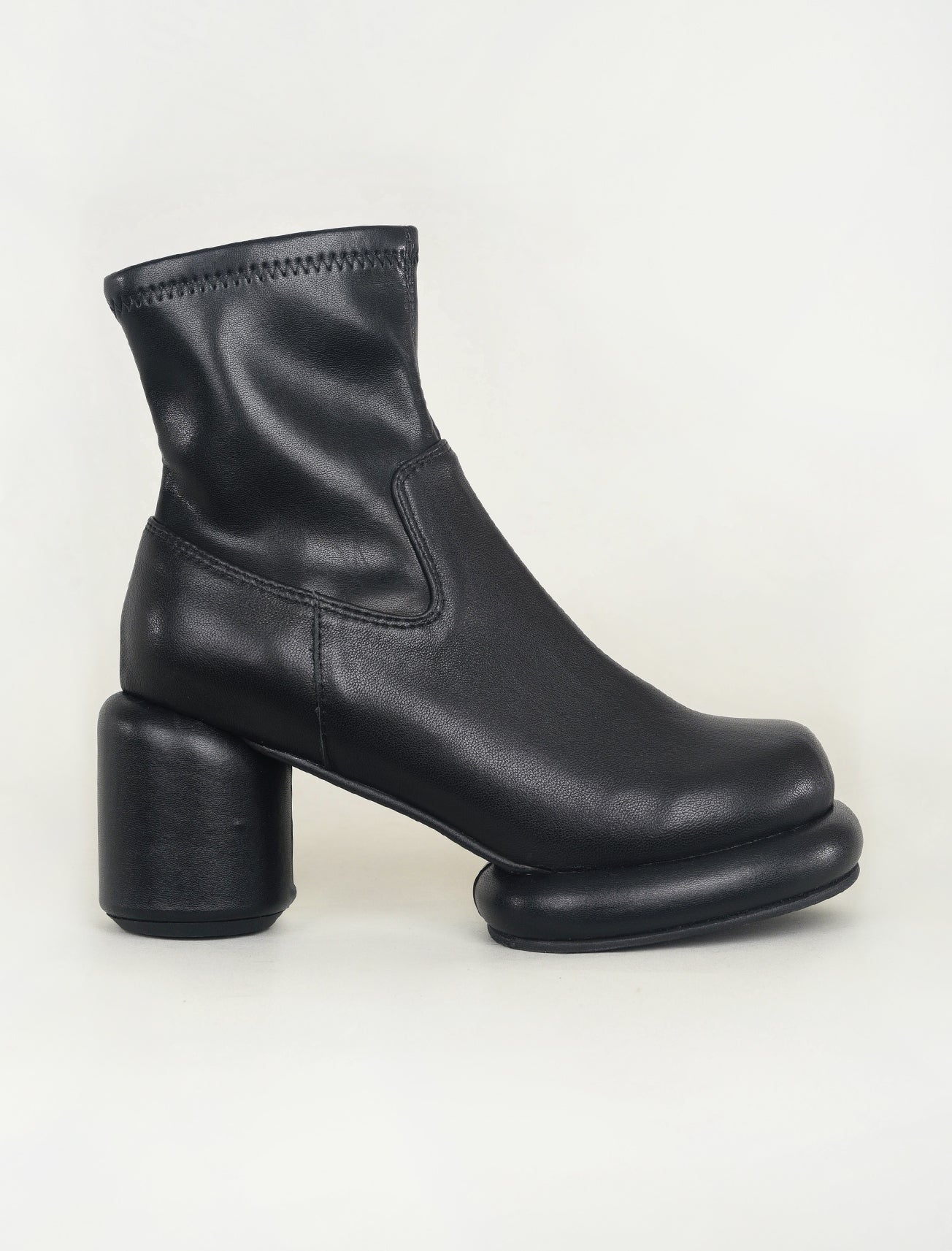 All Black Mod Kid Bootie, Black 