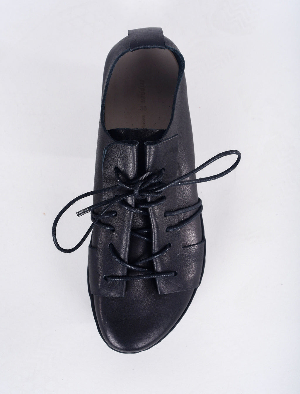 Trippen Shoes Rift Box Oxford, Black 