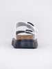 Birkenstock Arizona Chunky Birko Flor, White/Black 