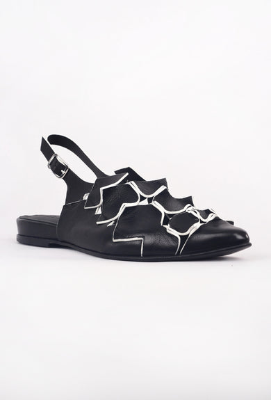 Ink Footwear Origami Flat, Black