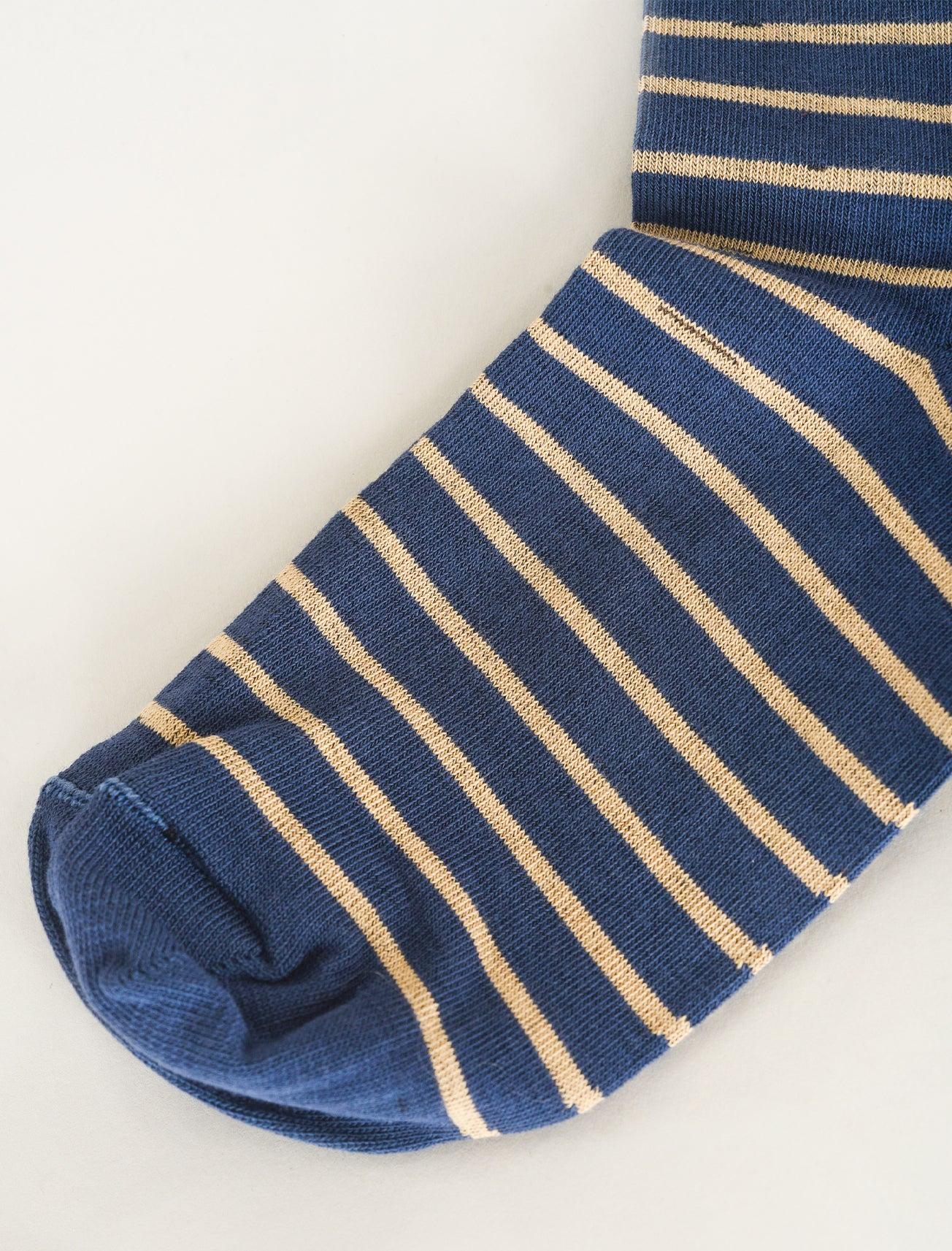 Alessandro Aste AA Classic Stripe Socks, Navy/Tan One Size Navy