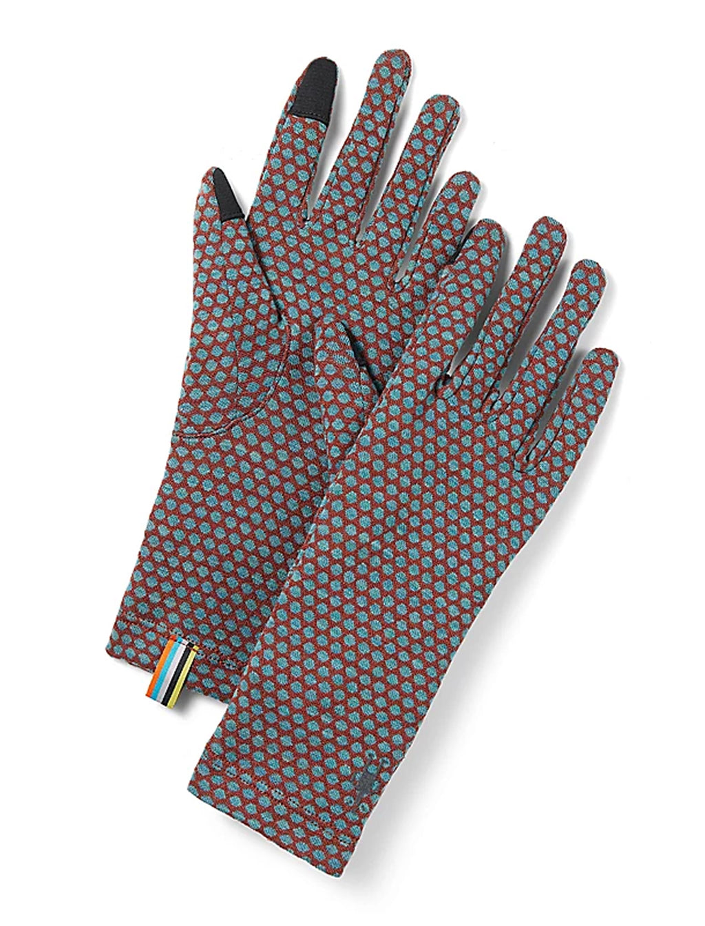 Smartwool Thermal Merino Glove, Pecan Brown Dot 