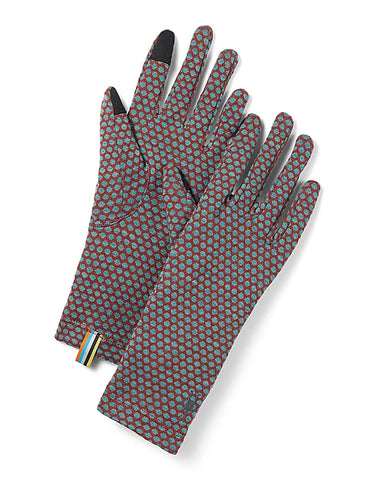 Smartwool Thermal Merino Glove, Pecan Brown Dot 