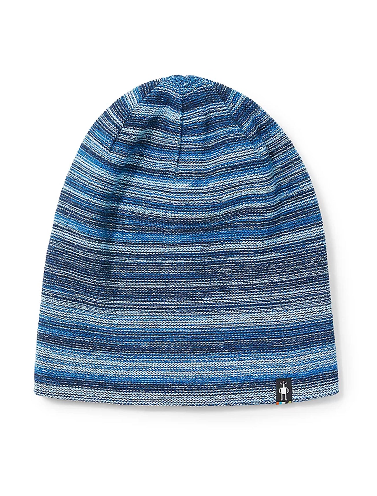 Smartwool Boundary Reversible Beanie, Laguna Blue One Size Blue