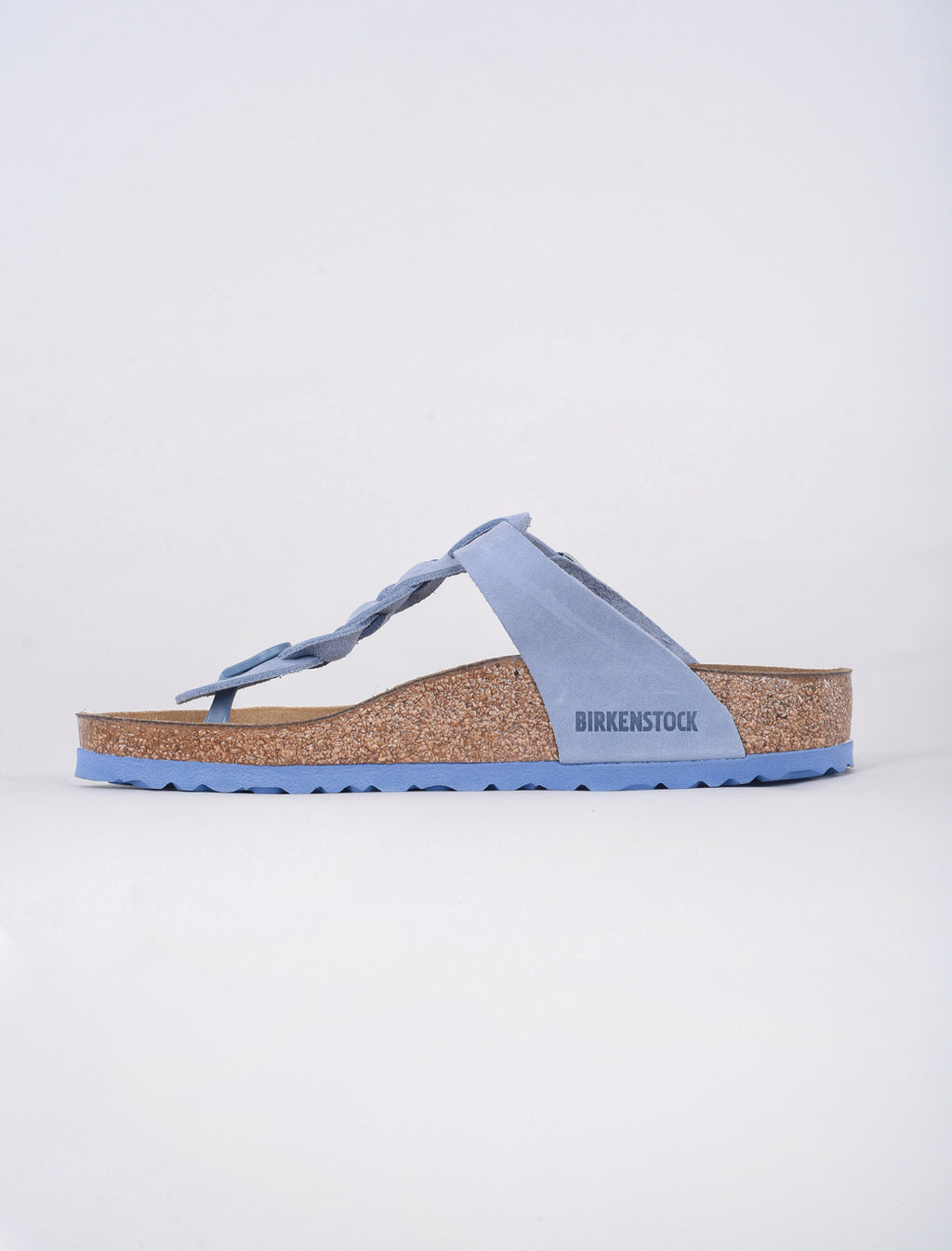 Birkenstock Braided Gizeh Sandal, Dusty Blue 