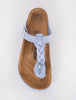Birkenstock Braided Gizeh Sandal, Dusty Blue 