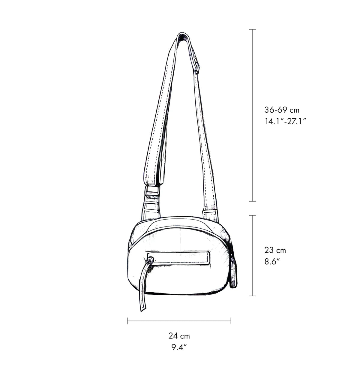 Daniella Lehavi Bonnie Crossbody Bag, Aubergine 
