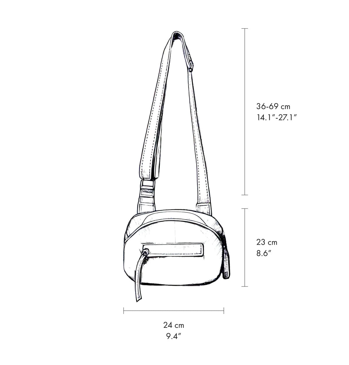 Daniella Lehavi Bonnie Crossbody Bag, Glitter 