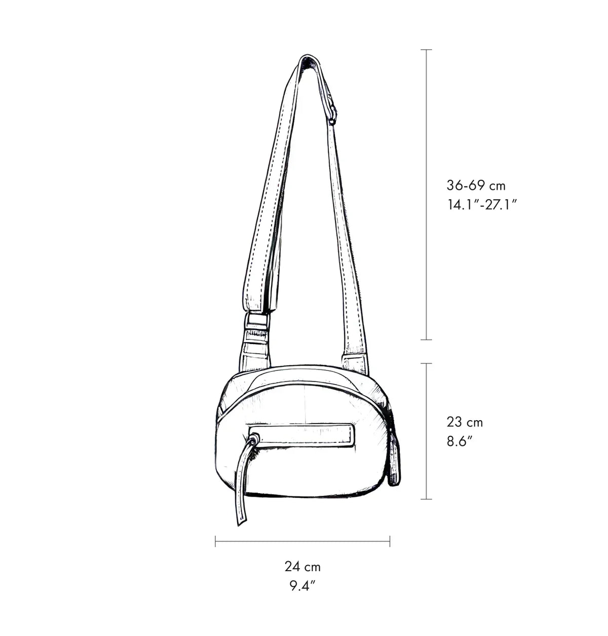Daniella Lehavi Bonnie Crossbody Bag, Merlot 